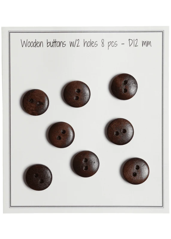 Go Handmade Bottoni in Legno - UFO (8 pz) 12 mm