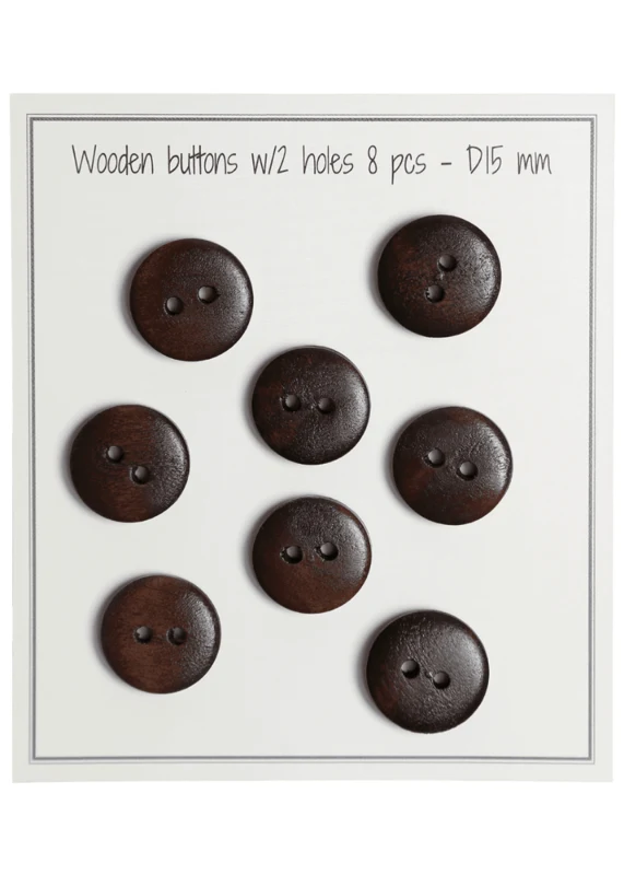 Go Handmade Bottoni in Legno - UFO (8 pz)