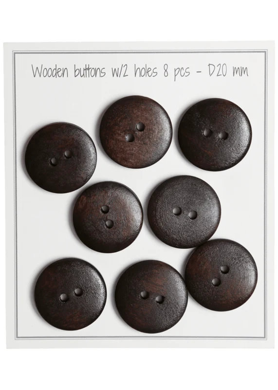 Go Handmade Bottoni in Legno - UFO (8 pz) 20 mm