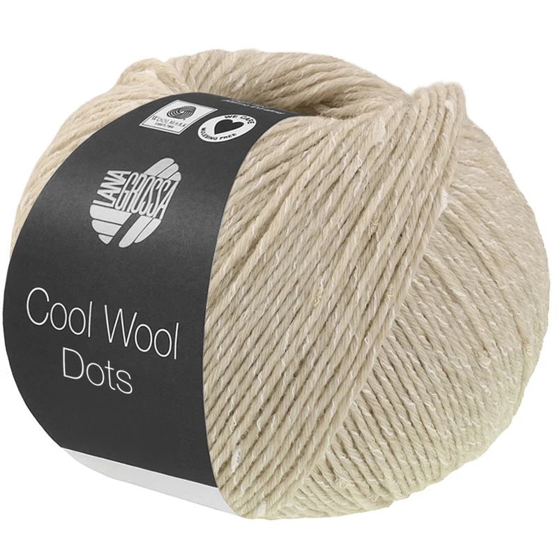 Lana Grossa Cool Wool Dots 12 Naturale
