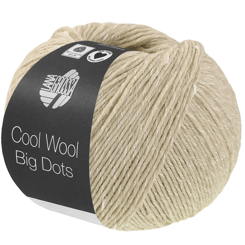 Lana Grossa Cool Wool Big Dots 112 Naturale