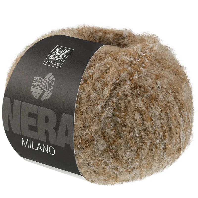 Lana Grossa Milano 09 Marrone chiaro mélange