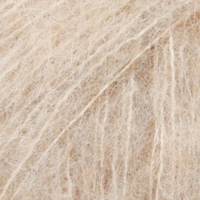 DROPS BRUSHED Alpaca Silk 04 Beige chiaro (Uni colour)