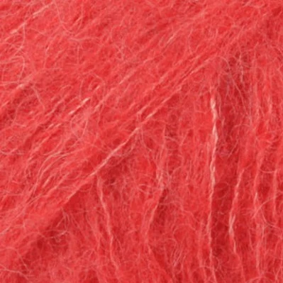 DROPS BRUSHED Alpaca Silk 06 Corallo (Uni colour)