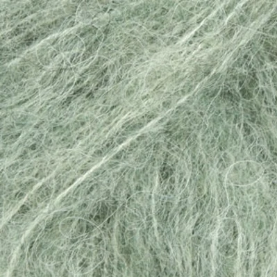 DROPS BRUSHED Alpaca Silk 21 Verde salvia (Uni colour)