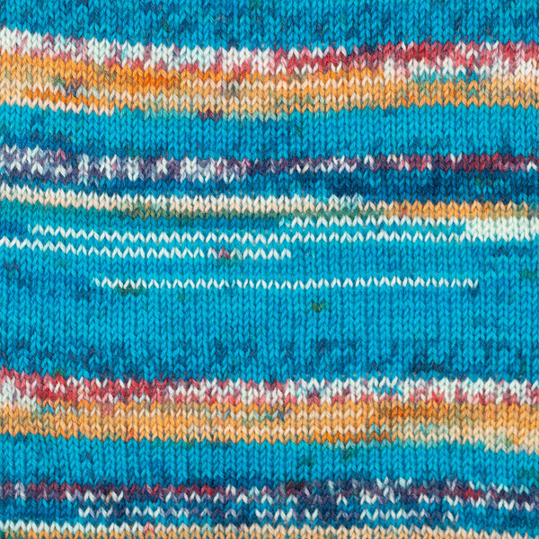 DROPS Fabel Print 162 Azzurro oceano