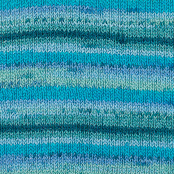 DROPS Fabel Print 340 Blu laguna