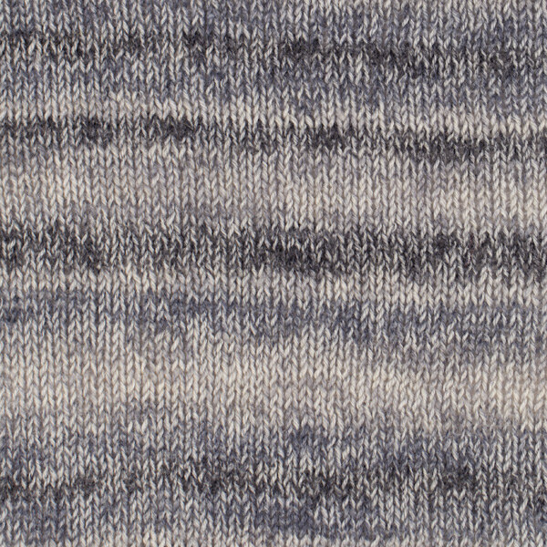 DROPS Fabel Long Print 602 Volpe argentata