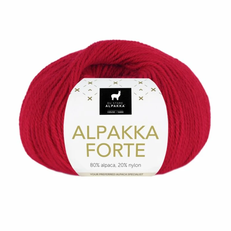 Du Store Alpakka Forte 739 Rosso intenso