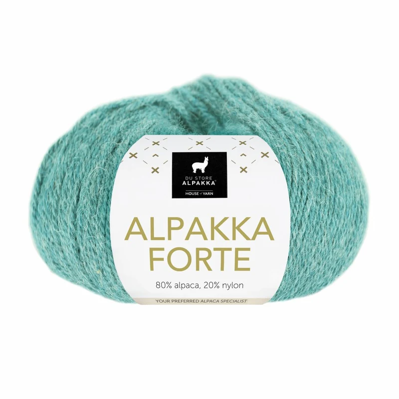 Du Store Alpakka Forte 713 Verde mare chiaro screziato