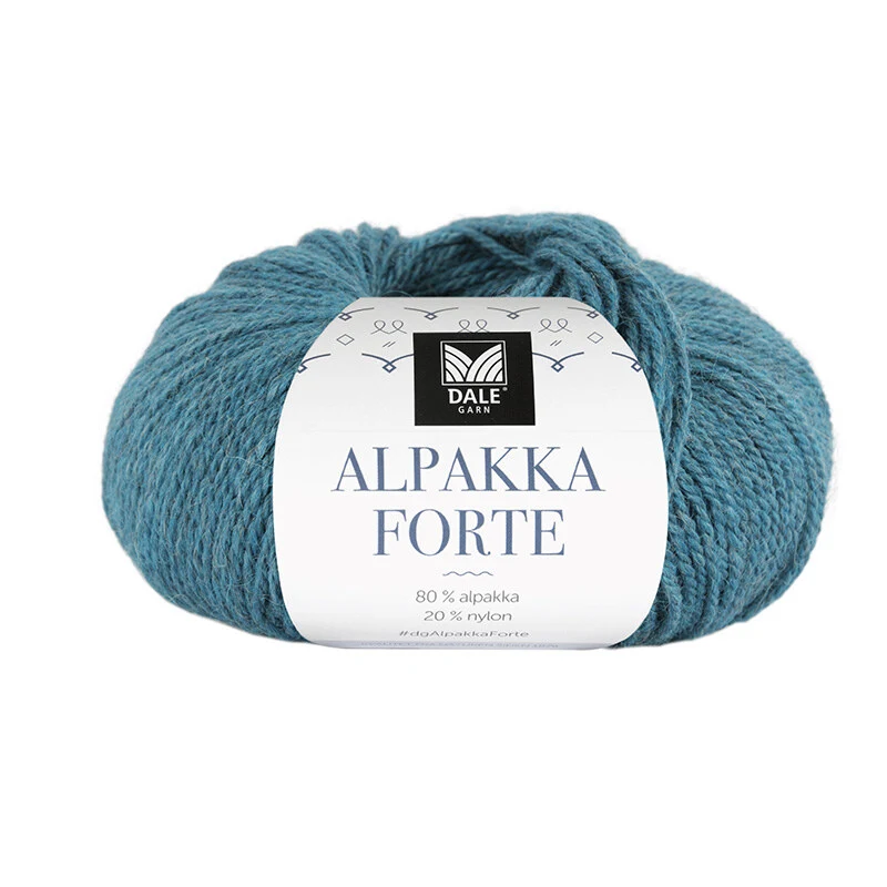 Dale Alpakka Forte 722 Verde oceano mélange