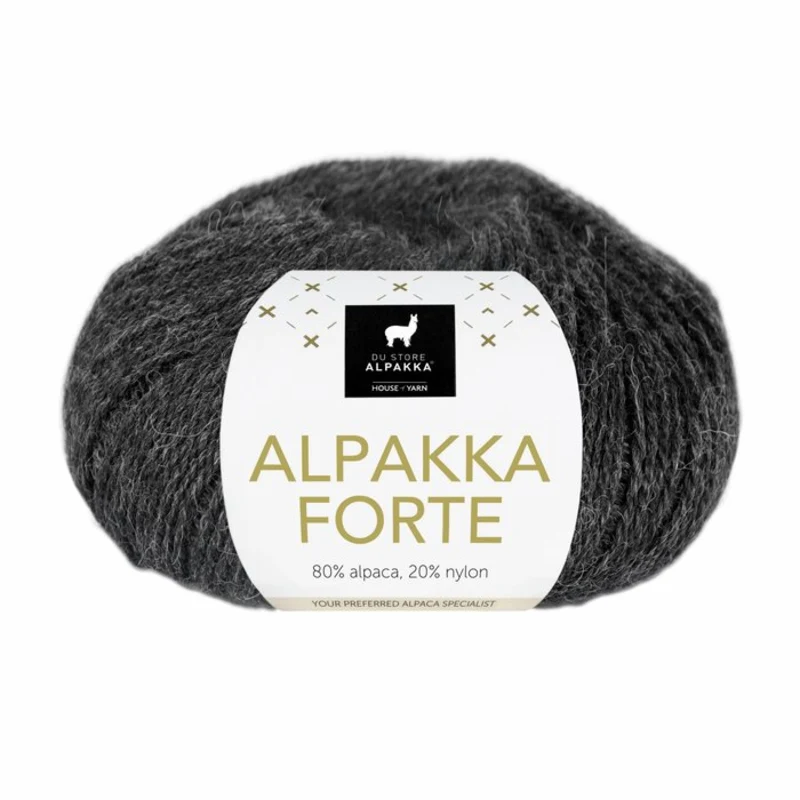 Du Store Alpakka Forte 710 Grigio-nero screziato