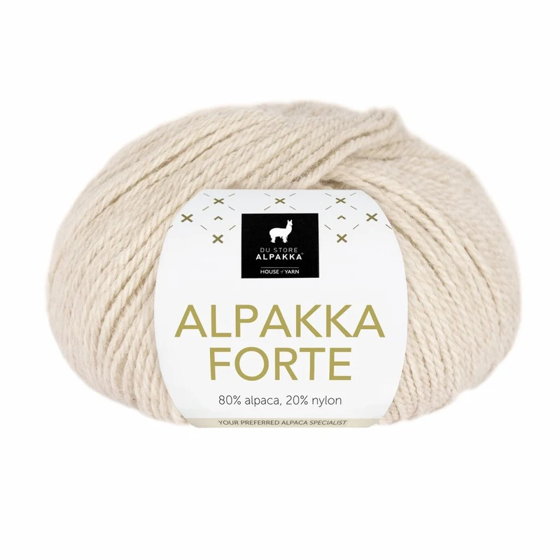 Du Store Alpakka Forte 701 Latte beige screziato
