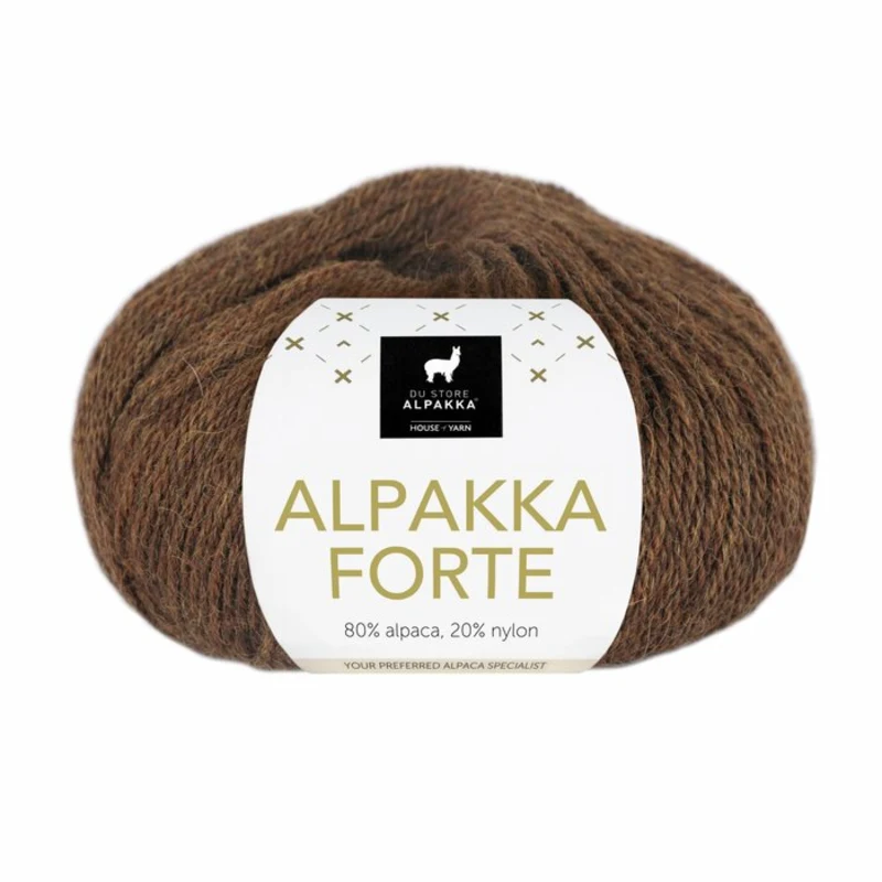 Du Store Alpakka Forte 709 Marrone caldo screziato