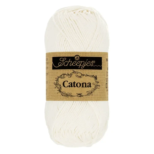 Scheepjes Catona 105 Bridal White