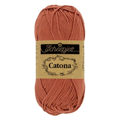 Scheepjes Catona 504 Brick Red