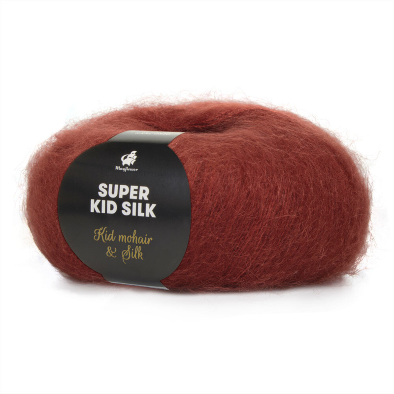 Mayflower Super Kid Silk 35 Rosso sangue