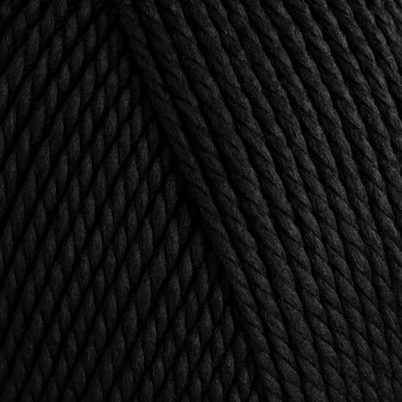 BC Garn Semilla OB02 Nero (Biologico ma non certificato GOTS)