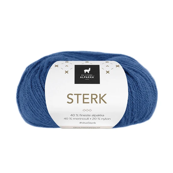 Du Store Alpakka Sterk 840 Fiordaliso