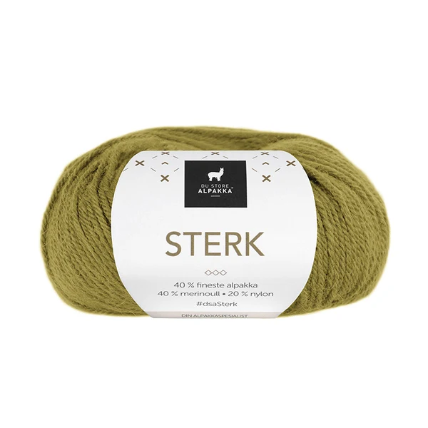 Du Store Alpakka Sterk 843 Giallo-verde