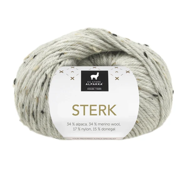 Du Store Alpakka Sterk 930 Tweed grigio chiaro mélange