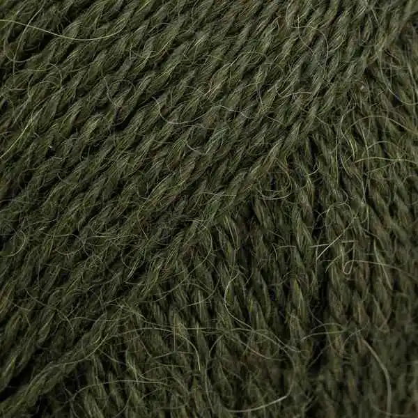 DROPS Alpaca 7895 Verde militare scuro (colore unico)