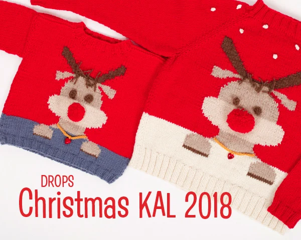 Maglia natalizia DROPS 2018 - Blusa per adulti