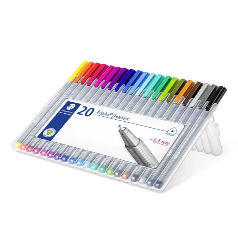 STAEDTLER Triplus fineliner 334 pennarelli colorati, 20 pezzi