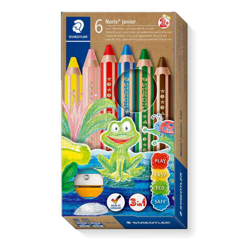 STAEDTLER Buddy 3-in-1 pastelli, 6 pezzi
