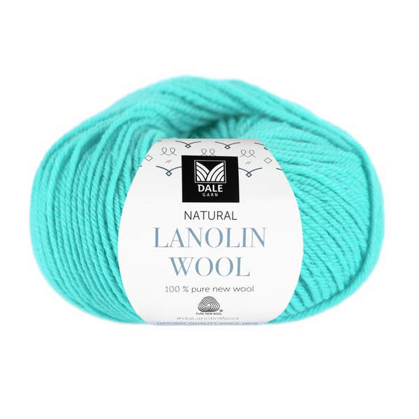 Dale Natural Lanolin Wool 1465 Blu ghiaccio