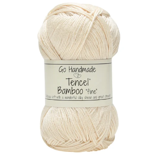 Go Handmade Tencel Bamboo 17350 Bianco sporco