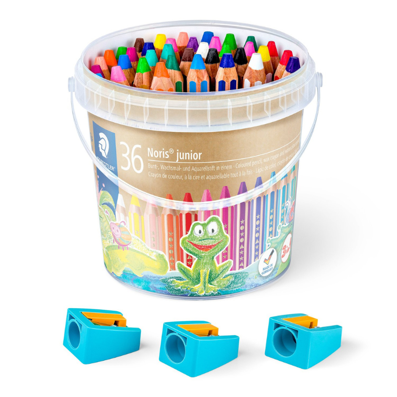 STAEDTLER Buddy Matite colorate e temperamatite, 36 + 3 pezzi
