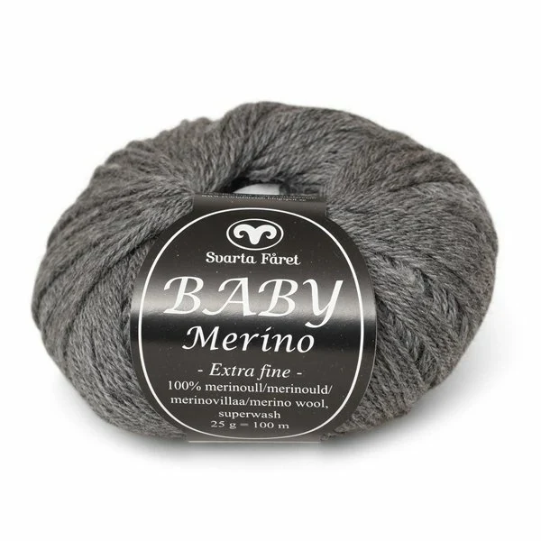 Svarta Fåret Baby Merino 08 grigio