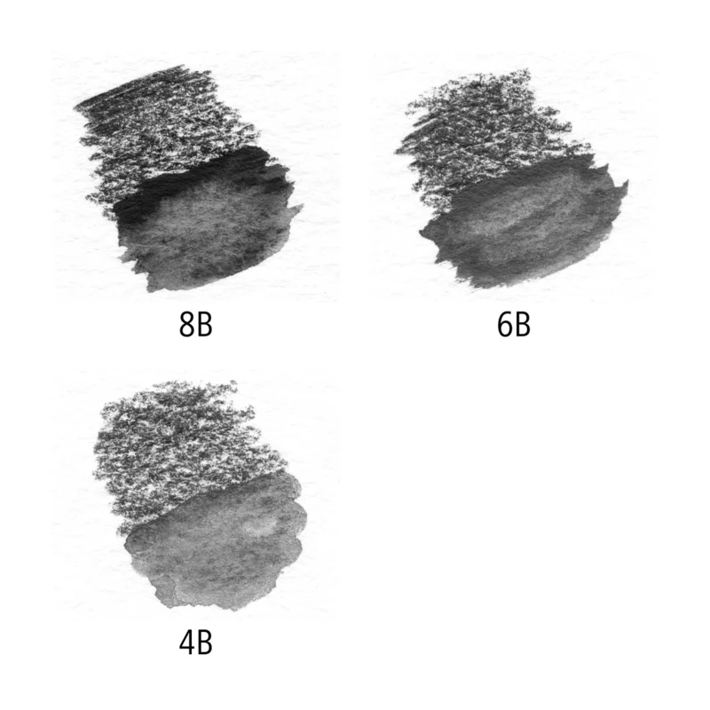 STAEDTLER Mars lumograph matite acquerellabili in grafite e pennello, 3 + 1 pz – Degree