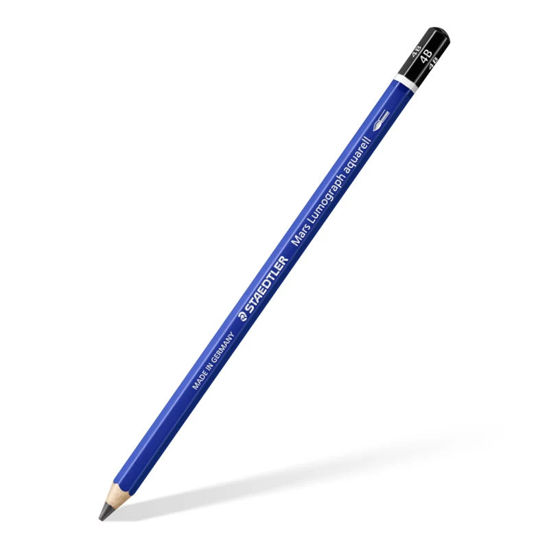 STAEDTLER Mars lumograph matite acquerellabili in grafite e pennello, 3 + 1 pz – SIngle product