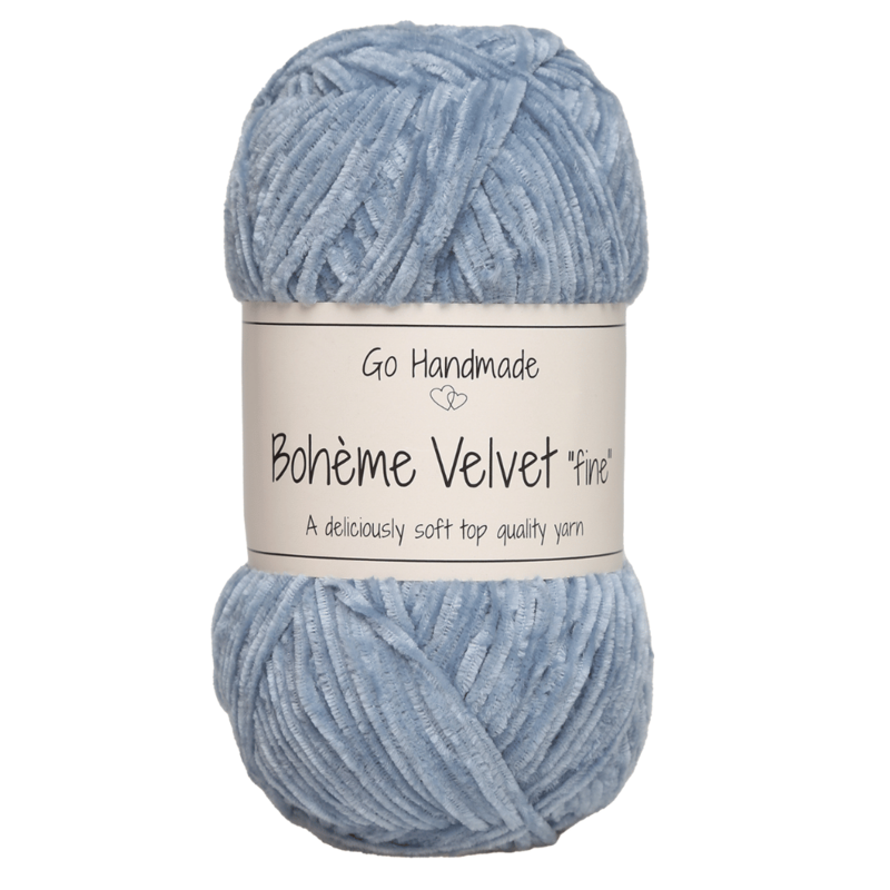 Go Handmade Bohème Velvet Fine 17606 Jeans blu