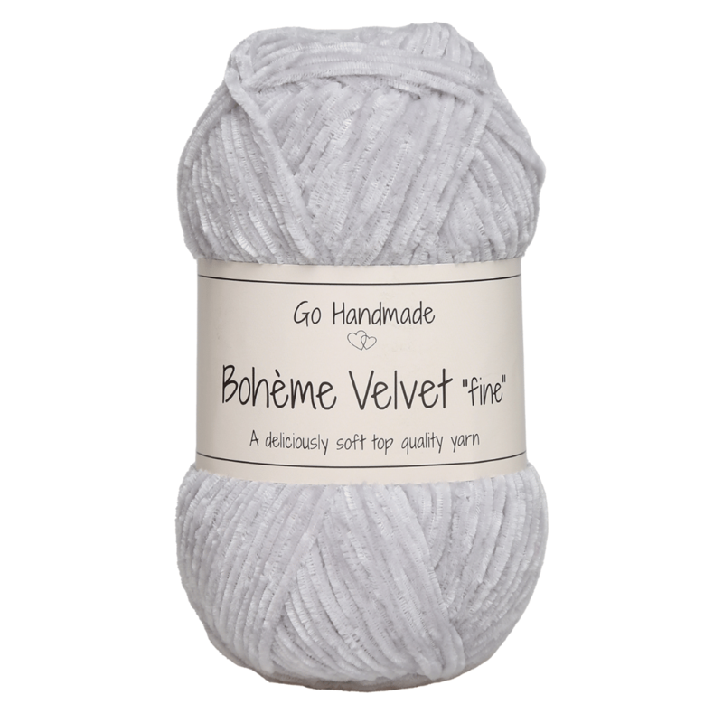 Go Handmade Bohème Velvet Fine 17601 Grigio chiaro
