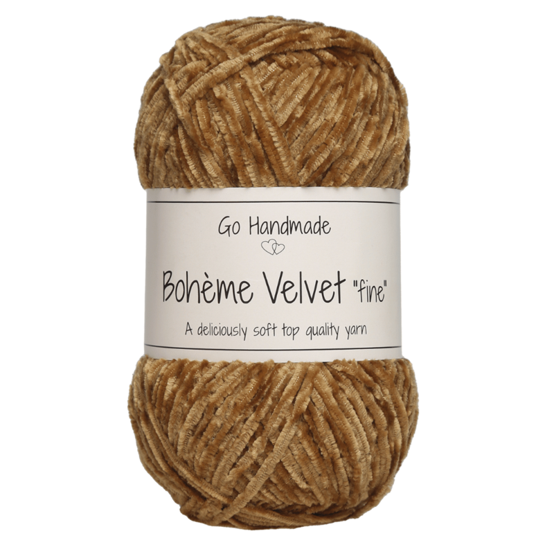 Go Handmade Bohème Velvet Fine 17613 Curry vintage