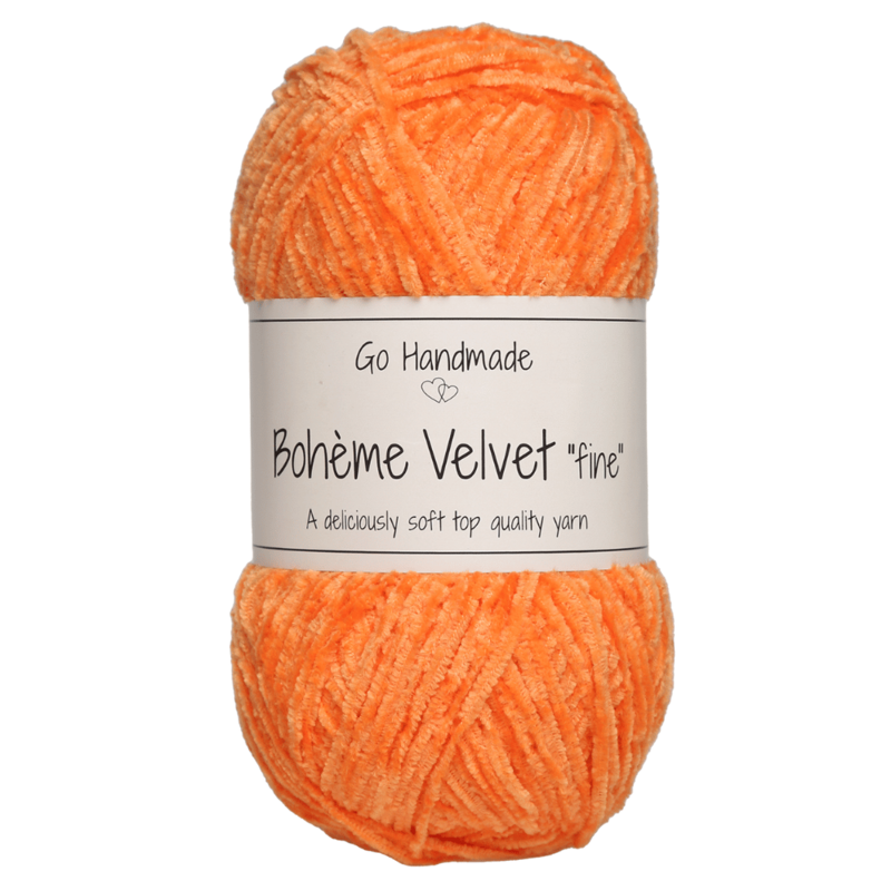 Go Handmade Bohème Velvet Fine 17618 Arancio caldo