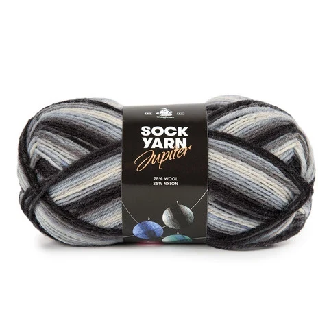 Mayflower Sock Yarn Universe Jupiter 01 Nero