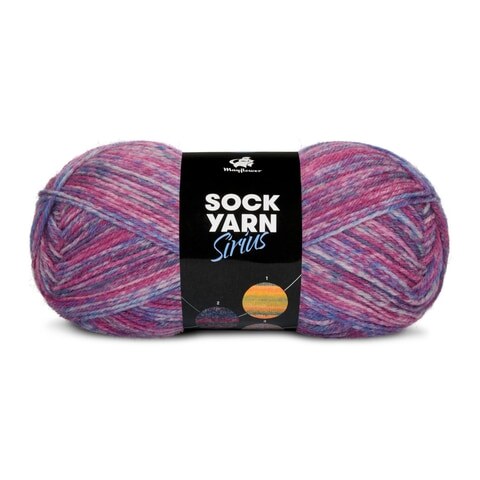 Mayflower Sock Yarn Universe Sirius 02 Rosa/Blu/Viola