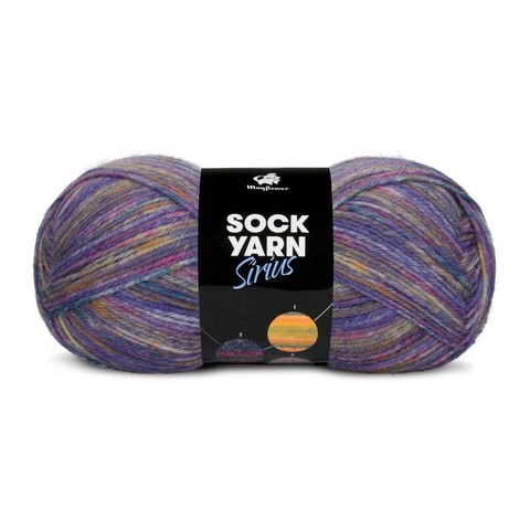 Mayflower Sock Yarn Universe Sirius 03 Viola/Rosa/Giallo