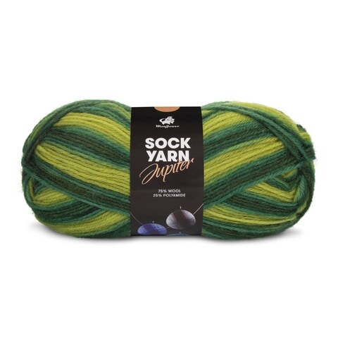Mayflower Sock Yarn Universe Jupiter 06 Oliva/Lime/Verde abete/Verde scuro