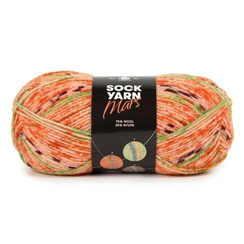 Mayflower Sock Yarn Universe Mars 02 Arancione