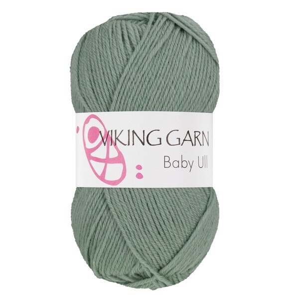 Viking Baby Ull 338 Grigio verde