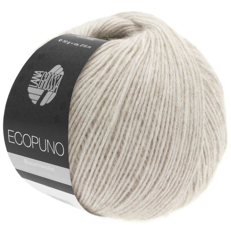 Lana Grossa Ecopuno 18 Beige-grigio