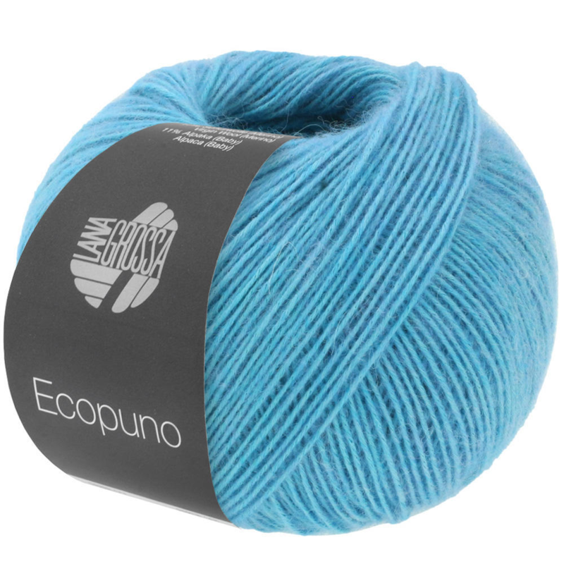 Lana Grossa Ecopuno 85 Blu azzurro