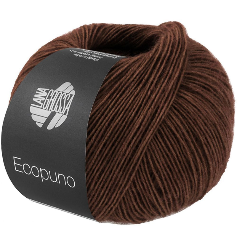 Lana Grossa Ecopuno 224 Marrone cioccolato