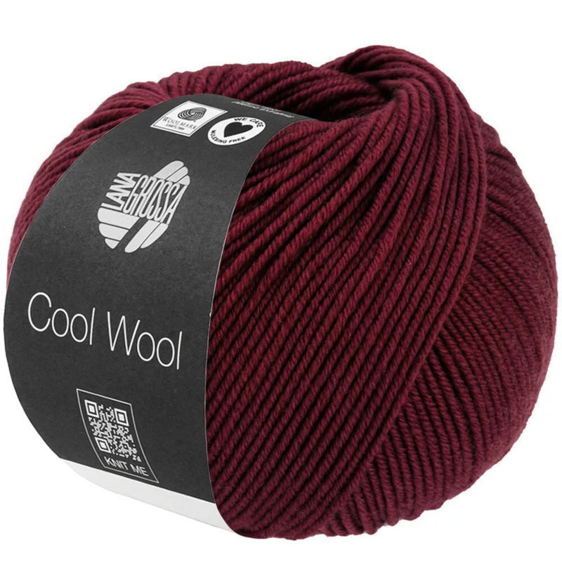 Lana Grossa Cool Wool 2124 Rosso rosa scuro