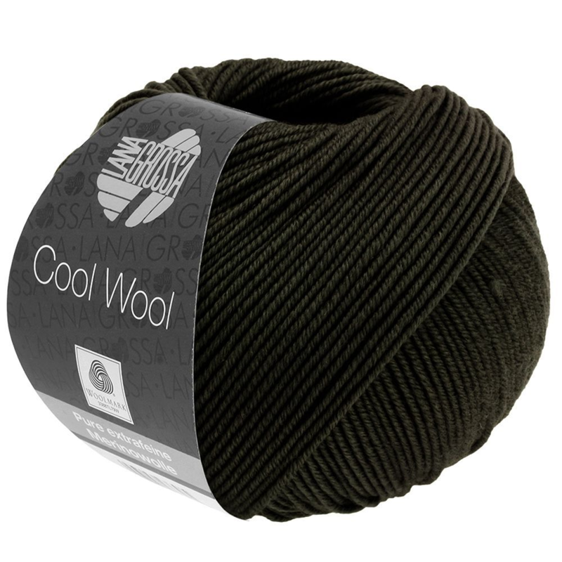 Lana Grossa Cool Wool 2104 Nero-verde